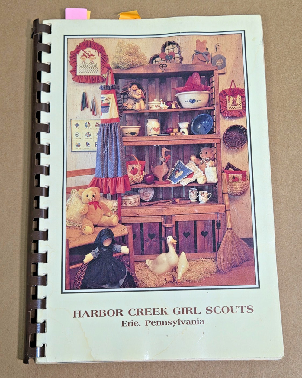 1982 Harbor Creek Girl Scouts Cookbook - Vintage Erie PA Community Recipes